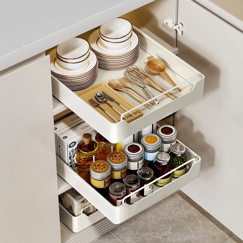 Выдвижная полка для специй и ящик для хранения для кухонного шкафа Drawer Storage Box (20W x 43D)
Выдвижная полка для специй и ящик для хранения для кухонного шкафа Drawer Storage Box (20W x 43D)