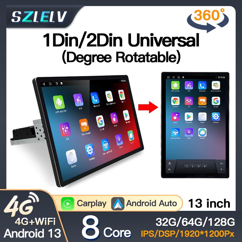 360° Rotating 13 12-Core Vehicle Touchscreen with GPS Navigation & Reverse Camera Single 8581 2G+32G 8-core 4G+WIFI 1.6GHz
360° Rotating 13 12-Core Vehicle Touchscreen with GPS Navigation & Reverse Camera Single 8581 2G+32G 8-core 4G+WIFI 1.6GHz