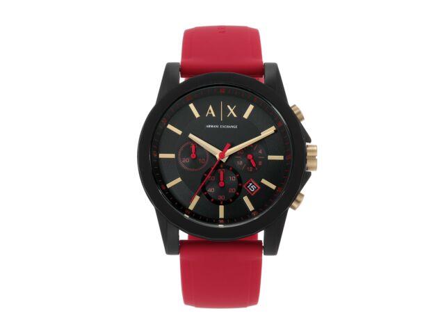 AX Armani Exchange Watch Outerbanks AX7152SET Мужские красные силиконовые часы с хронографом
AX Armani Exchange Watch Outerbanks AX7152SET Мужские красные силиконовые часы с хронографом