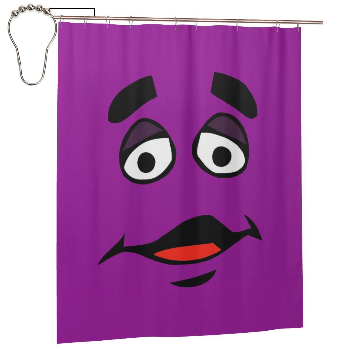 Grimace Cartoon Design Shower Curtain Bathroom Polyester Waterproof Bath Curtains With Hooks W60H190(CM)-1 Pcs
Grimace Cartoon Design Shower Curtain Bathroom Polyester Waterproof Bath Curtains With Hooks W60H190(CM)-1 Pcs
