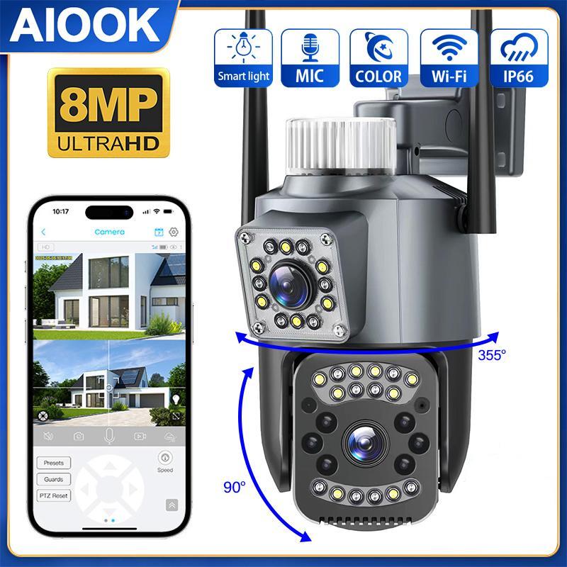 AIOOK Видеорегистратор для домашней безопасности HD 8MP 4K WiFi Уличная водонепроницаемая камера безопасности Полноцветное ночное видение Двусторонняя аудиосвязь Домофон IP CCTV PTZ
AIOOK Видеорегистратор для домашней безопасности HD 8MP 4K WiFi Уличная водонепроницаемая камера безопасности Полноцветное ночное видение Двусторонняя аудиосвязь Домофон IP CCTV PTZ