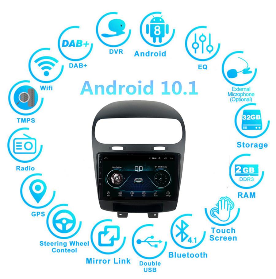 9 Android 10.1 Car Radio GPS Player Navi HeadUnit For Dodge Journey 12-20 2+32G
9 Android 10.1 Car Radio GPS Player Navi HeadUnit For Dodge Journey 12-20 2+32G