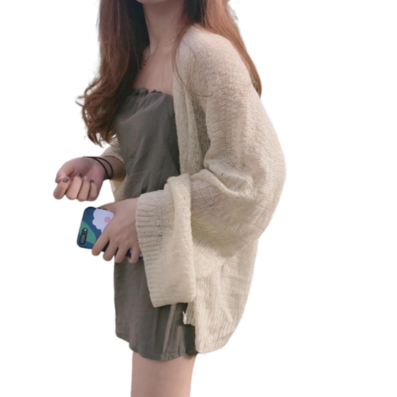 Lamerry Прозрачный Раш Летний Вязаный Бикини Абрикосовый Купальник для Свободного Плавания, Кардиган, Топ, Защита, Прозрачная Пляжная Одежда, Накидка, Скрывающий Фигуру, Женский, Белый, (Дж. П.,
Lamerry Прозрачный Раш Летний Вязаный Бикини Абрикосовый Купальник для Свободного Плавания, Кардиган, Топ, Защита, Прозрачная Пляжная Одежда, Накидка, Скрывающий Фигуру, Женский, Белый, (Дж. П.,