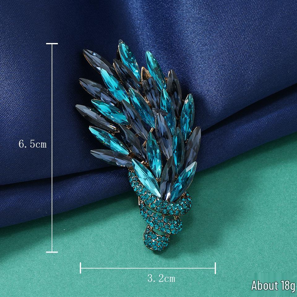 Елегантна брошка-вінок з квіток баухінії - Ретро, інкрустована діамантами, вишуканий аксесуар
Елегантна брошка-вінок з квіток баухінії - Ретро, інкрустована діамантами, вишуканий аксесуар