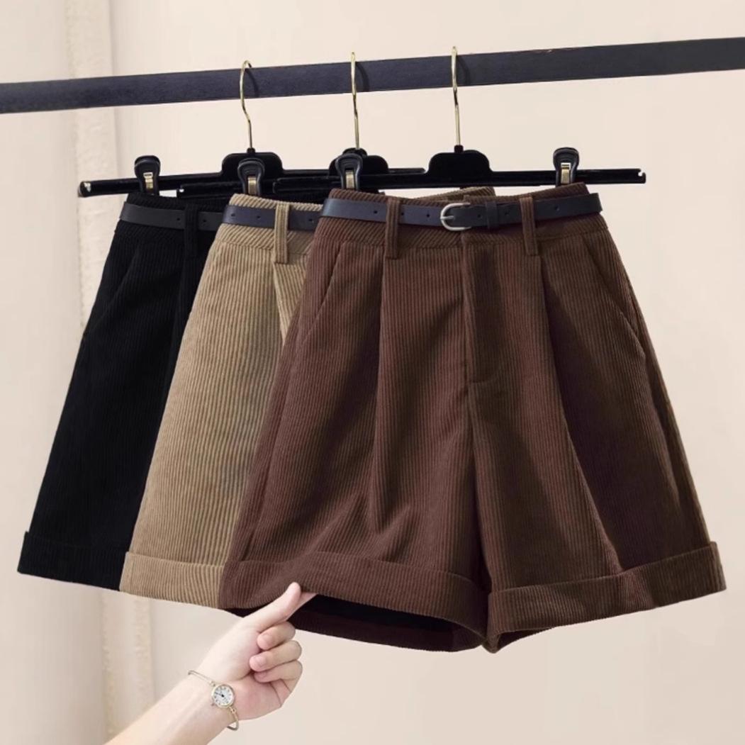Women s High Waist Corduroy Shorts - Slimming Coffee Wide Leg Korean Style with Rolled Hem S
Women s High Waist Corduroy Shorts - Slimming Coffee Wide Leg Korean Style with Rolled Hem S