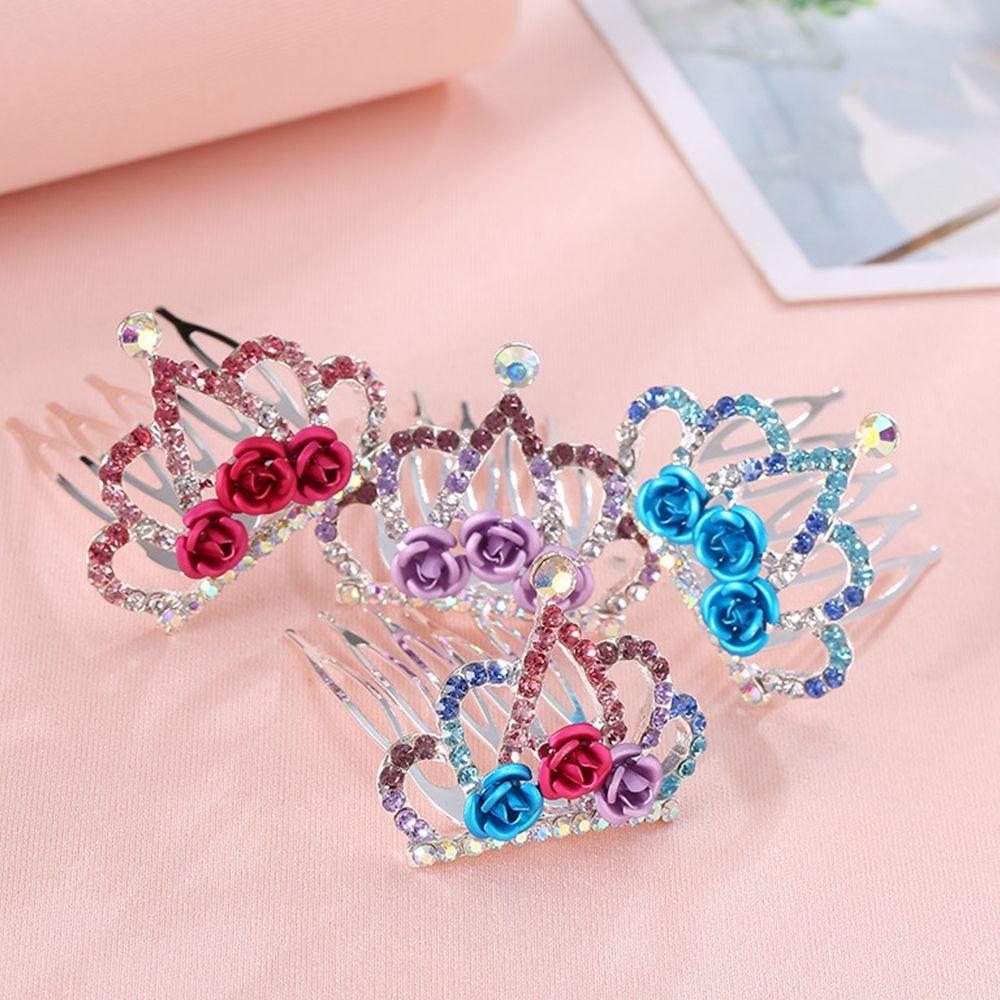 Girls Fashion Crystal Rhinestone For Girls Kids Gift Crown Hairpin Hair Comb Hair Jewelry A
Girls Fashion Crystal Rhinestone For Girls Kids Gift Crown Hairpin Hair Comb Hair Jewelry A