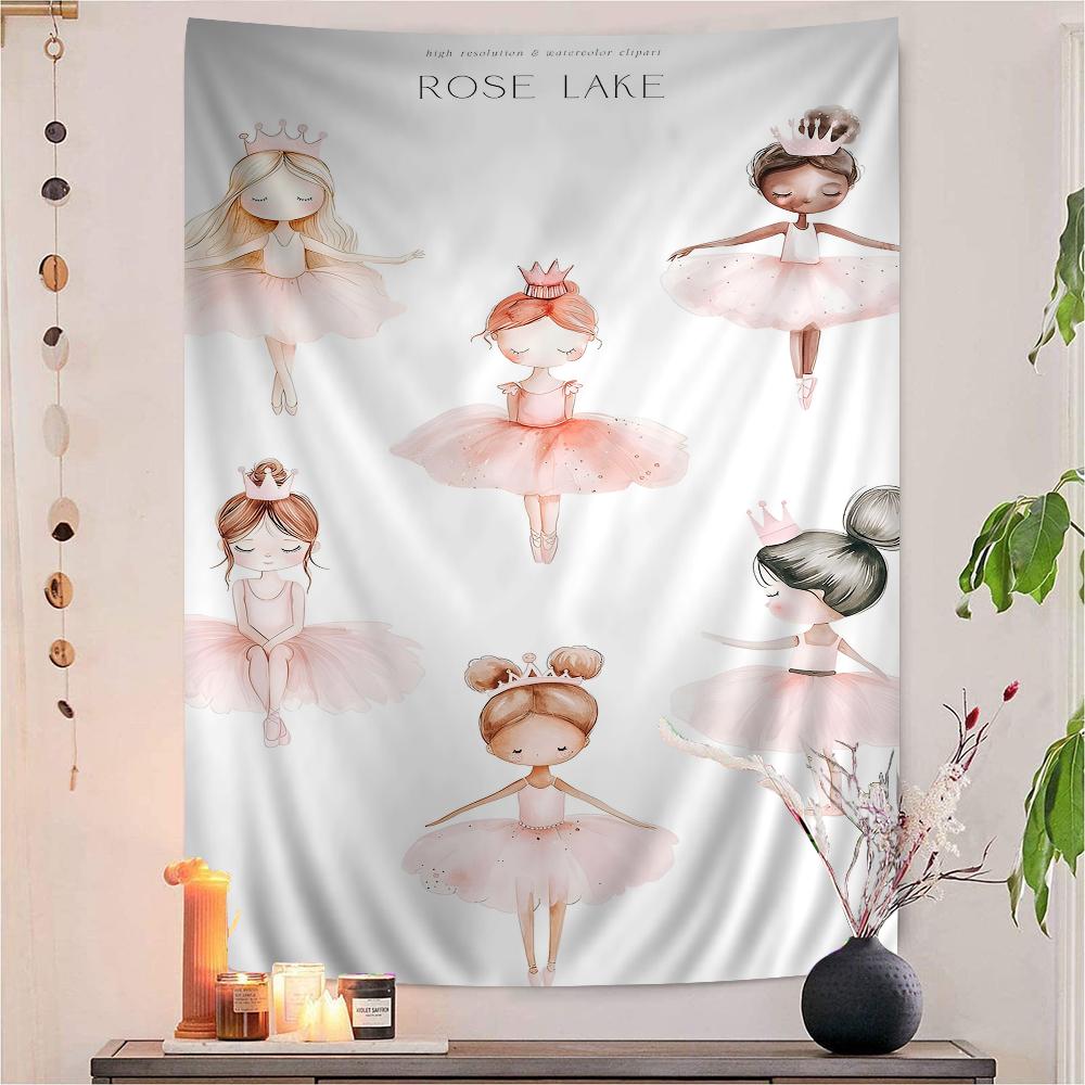 Nordic Ballet Princess Nursery Hanging Bohemian Tapestry Hanging Tarot Hippie Wall Rugs Dorm Japanese Tapestry 74x94cm(29x37in)
Nordic Ballet Princess Nursery Hanging Bohemian Tapestry Hanging Tarot Hippie Wall Rugs Dorm Japanese Tapestry 74x94cm(29x37in)