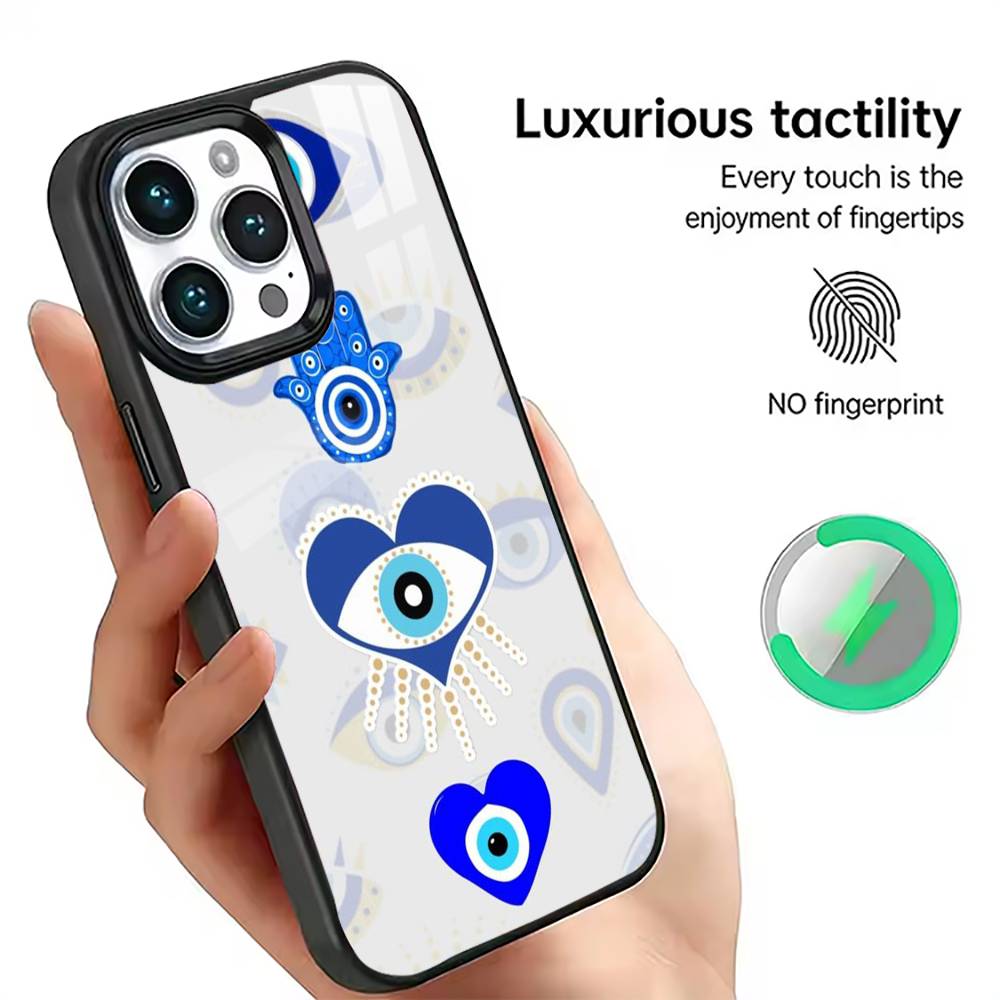 Evil Eye Hamsa Hand Aesthetic Phone Case For iPhone17,16,15,14,13,12,11 Plus,Pro Magnetic with Magsafe Wireless Charging iPhone12PROMAX
Evil Eye Hamsa Hand Aesthetic Phone Case For iPhone17,16,15,14,13,12,11 Plus,Pro Magnetic with Magsafe Wireless Charging iPhone12PROMAX