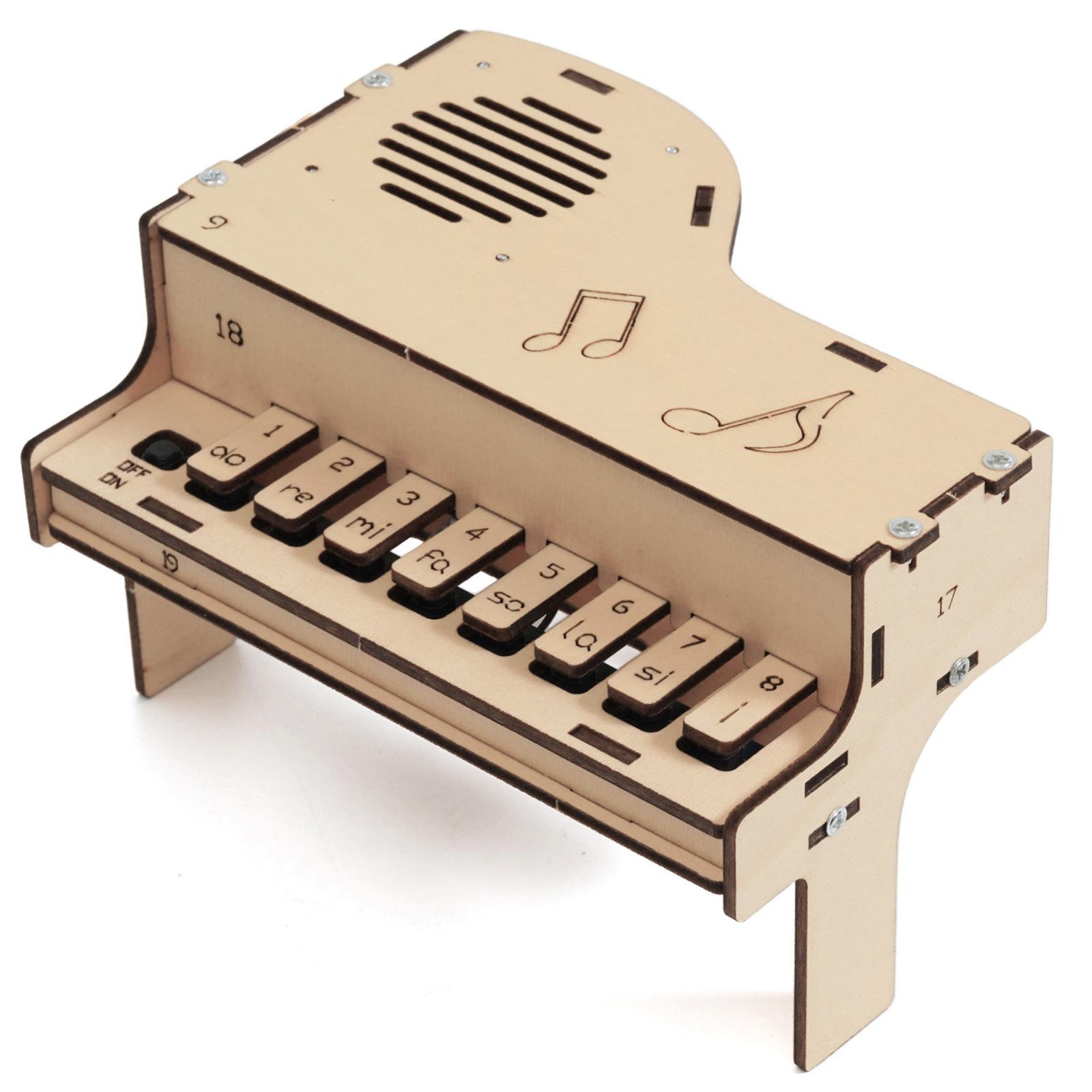 DIY Wooden Electronic Piano Model Teenager Science Toys Assembled Panotron Experiment Material Kits for Kids Educational Y5449YY-
DIY Wooden Electronic Piano Model Teenager Science Toys Assembled Panotron Experiment Material Kits for Kids Educational Y5449YY-