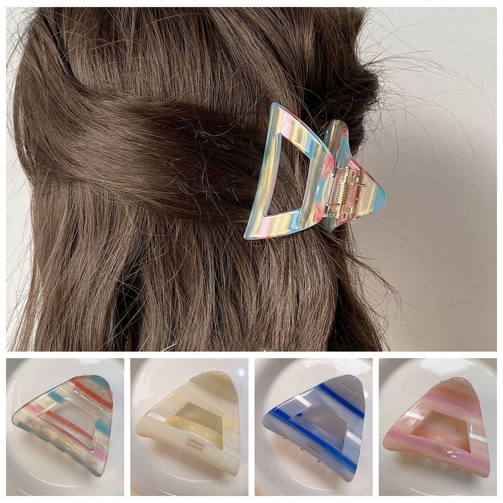 Acetic Acid Triangle Claw Clip Small Grab Clip Acetate Hair Claw Middle Shark Clip Photograph бежевий
Acetic Acid Triangle Claw Clip Small Grab Clip Acetate Hair Claw Middle Shark Clip Photograph бежевий