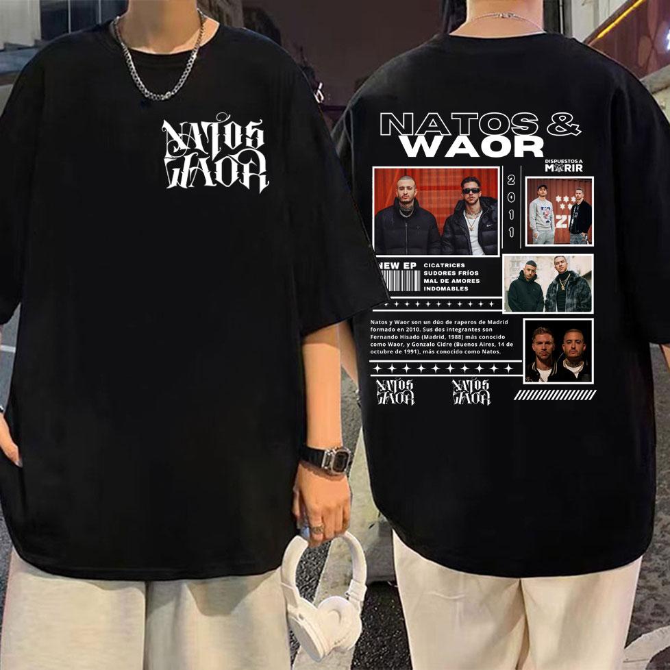 Rapper NATOS WAOR Tour 2025 Graphic T Shirts Men Women Hip Hop Vintage Oversized Tshirt Casual Fashion Short Sleeve Tshirts 4XL
Rapper NATOS WAOR Tour 2025 Graphic T Shirts Men Women Hip Hop Vintage Oversized Tshirt Casual Fashion Short Sleeve Tshirts 4XL