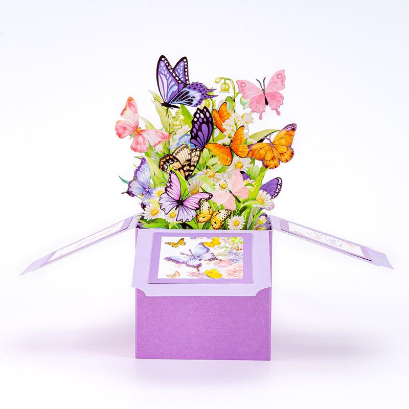 3D Butterfly Paper Carving Birthday Greeting Card for Teachers and Friends 8x8 фиолетовый
3D Butterfly Paper Carving Birthday Greeting Card for Teachers and Friends 8x8 фиолетовый