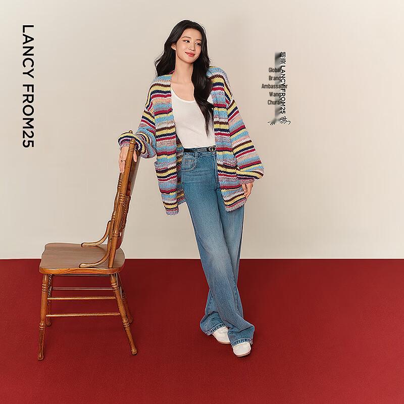 Langzi Women s Cotton Retro Blue Wide-Leg Jeans XL
Langzi Women s Cotton Retro Blue Wide-Leg Jeans XL