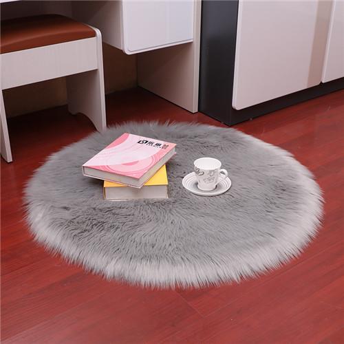 1piece Round Imitation Sheepskin Rug Bedroom Mat Plush Carpet Area Rugs Sofa Office Cushion Bath Room Fluffy Mats Hairy Fur Rugs diameter 30 cm сірий колір
1piece Round Imitation Sheepskin Rug Bedroom Mat Plush Carpet Area Rugs Sofa Office Cushion Bath Room Fluffy Mats Hairy Fur Rugs diameter 30 cm сірий колір