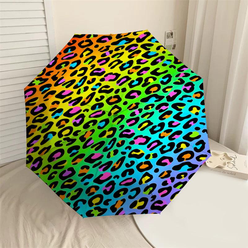 1PC Leopard print Automatic Open/Close Umbrella Compact Folding Umbrella with 8-Rib Shaft lightweight esign, Highquality Fabric1147A
1PC Leopard print Automatic Open/Close Umbrella Compact Folding Umbrella with 8-Rib Shaft lightweight esign, Highquality Fabric1147A
