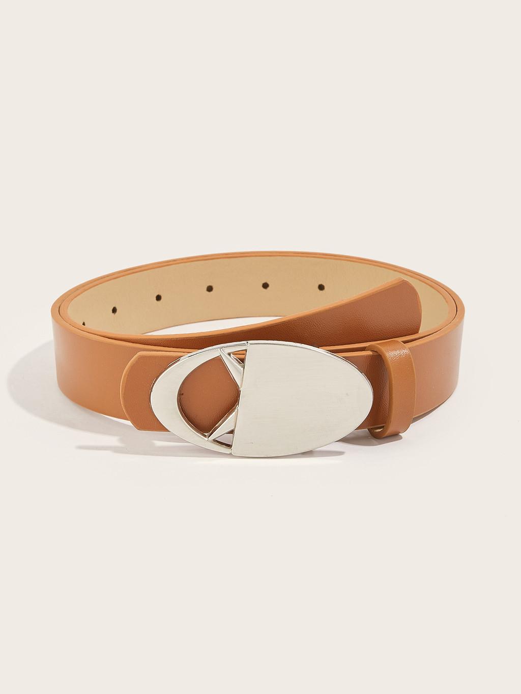 Fashion Heart Buckle Leather Belt With Metal Double Ring For Casual Wear
Fashion Heart Buckle Leather Belt With Metal Double Ring For Casual Wear