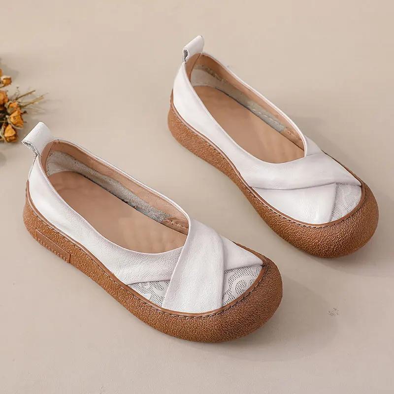 Нові жіночі туфлі-балетки з натуральної шкіри, неглибокі лофери, зручні жіночі туфлі для медсестер, взуття для повсякденного носіння, балетки 39
Нові жіночі туфлі-балетки з натуральної шкіри, неглибокі лофери, зручні жіночі туфлі для медсестер, взуття для повсякденного носіння, балетки 39