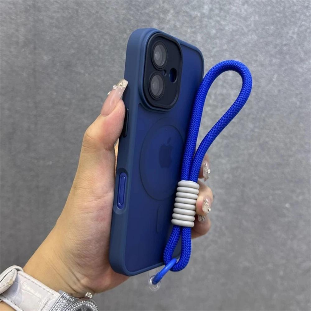 Для Magsafe Прозора Контрастна Чохол-Ремінець Для iPhone 17 Pro 16 15 Pro Max 14 11 12 13 Ремінець на Руку/Зап ястя Матовий Прозорий Чохол For iphone Air темно-синього кольору
Для Magsafe Прозора Контрастна Чохол-Ремінець Для iPhone 17 Pro 16 15 Pro Max 14 11 12 13 Ремінець на Руку/Зап ястя Матовий Прозорий Чохол For iphone Air темно-синього кольору