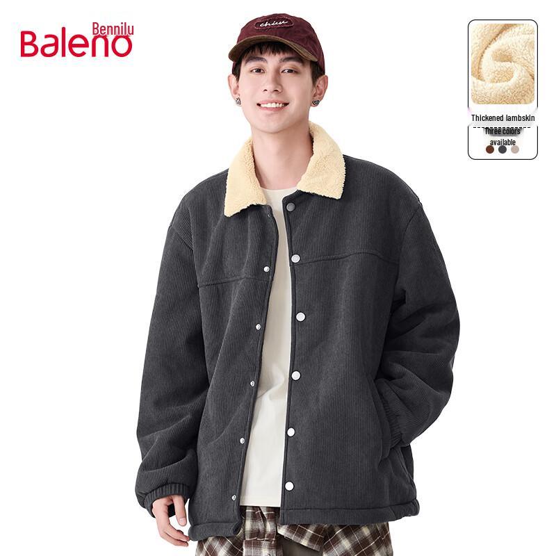 Baleno Men s Corduroy Fleece-Lined Winter Jacket 3XL
Baleno Men s Corduroy Fleece-Lined Winter Jacket 3XL