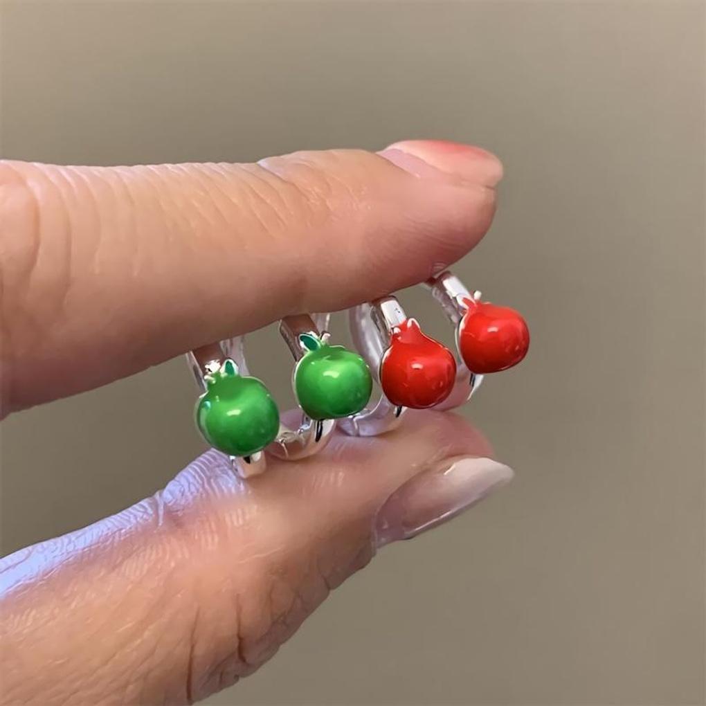 Women s Summer Fruit 2-Color Apple Ring Minimalist Earrings Red Apple
Women s Summer Fruit 2-Color Apple Ring Minimalist Earrings Red Apple