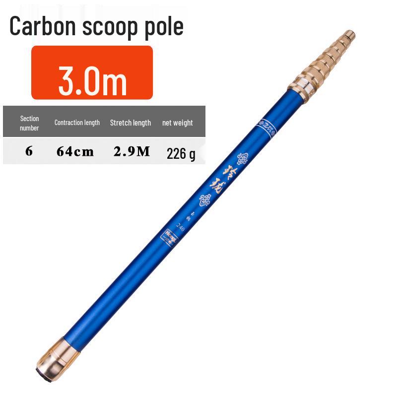 Телескопическая рукоятка подсачека из углеволокна 2,1 м-2,4 м: Сверхпрочный, Легкий для соревнований и ловли крупной рыбы нахлыстом
Телескопическая рукоятка подсачека из углеволокна 2,1 м-2,4 м: Сверхпрочный, Легкий для соревнований и ловли крупной рыбы нахлыстом