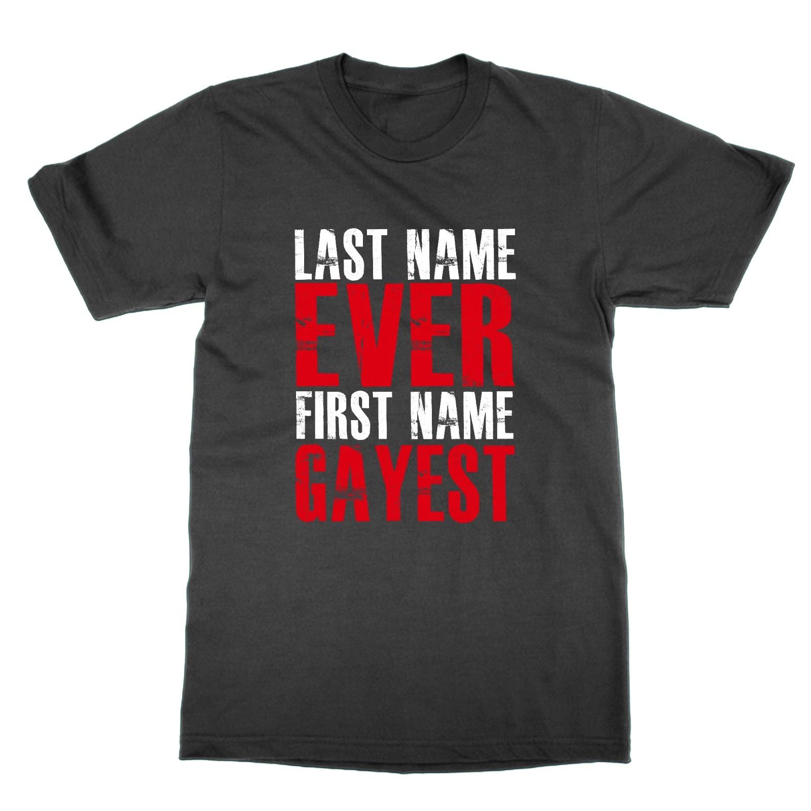 Last Name Ever First Name Gayest t-shirt funny joke tee S
Last Name Ever First Name Gayest t-shirt funny joke tee S