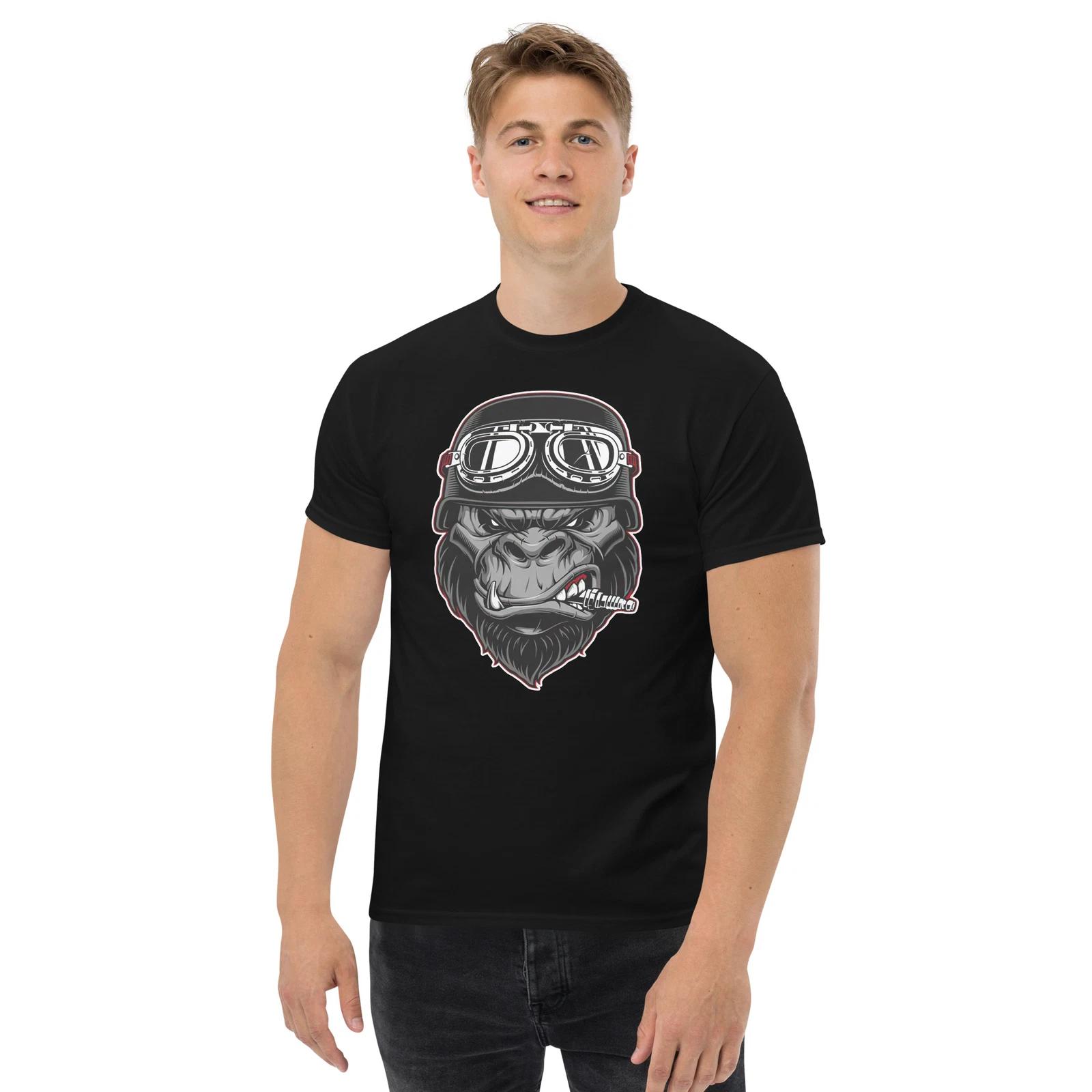 ARMY GORILL MAD FACE AND SPARK PLUG TRENDY GRAPHIC DESIGN Men s classic tee S
ARMY GORILL MAD FACE AND SPARK PLUG TRENDY GRAPHIC DESIGN Men s classic tee S