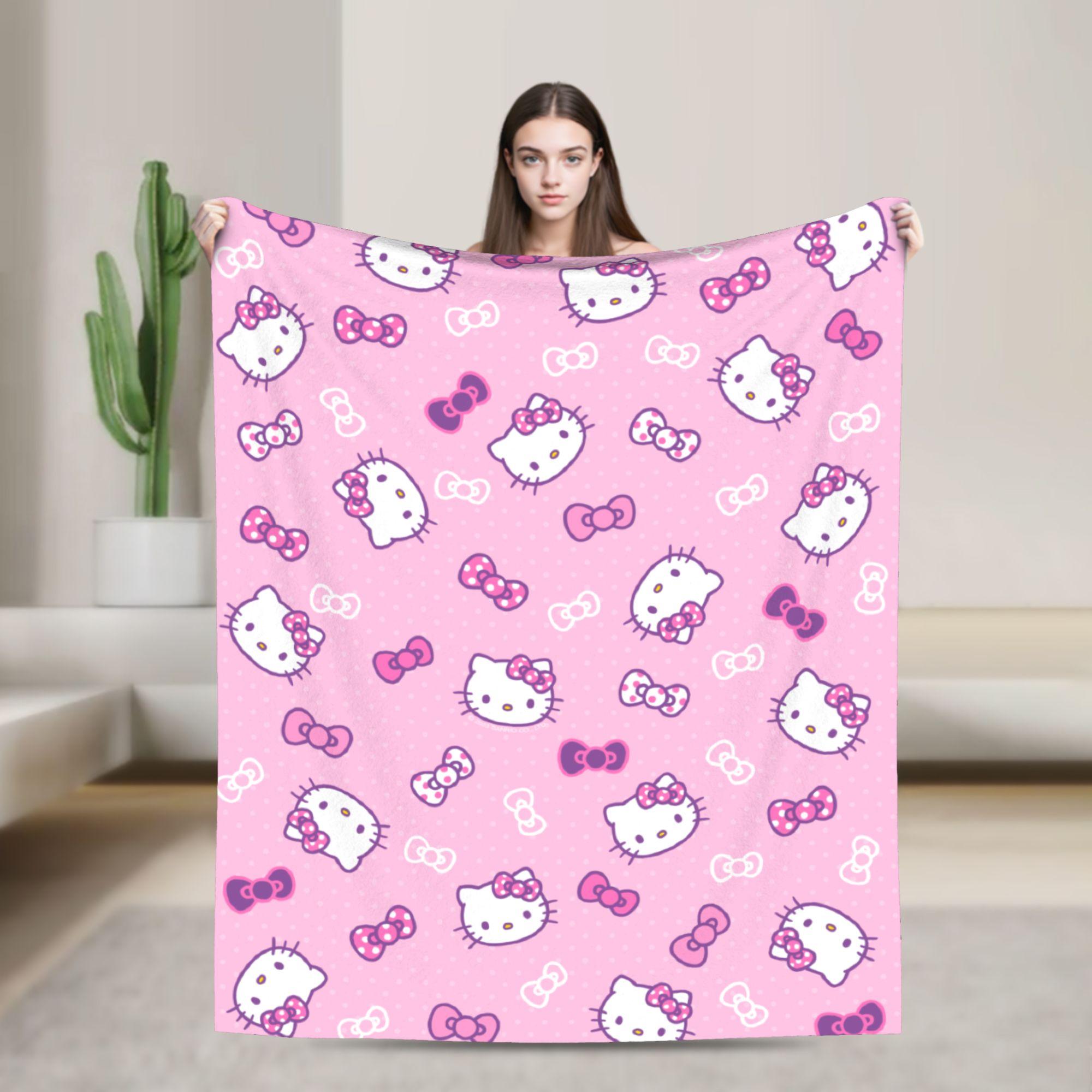 Hello Kitty Leopard Blanket Velvet Spring/Autumn Multi-function Warm Throw Blanket for Sofa Office Bedding Throws 130x150cm
Hello Kitty Leopard Blanket Velvet Spring/Autumn Multi-function Warm Throw Blanket for Sofa Office Bedding Throws 130x150cm