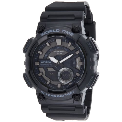 CASIO AEQ-110W-1A/AEQ110W-1A Analog-Digital Sports Watch, Black, Kids and Children s, Cute! Men s Watch, Cheap Casio Watch
CASIO AEQ-110W-1A/AEQ110W-1A Analog-Digital Sports Watch, Black, Kids and Children s, Cute! Men s Watch, Cheap Casio Watch