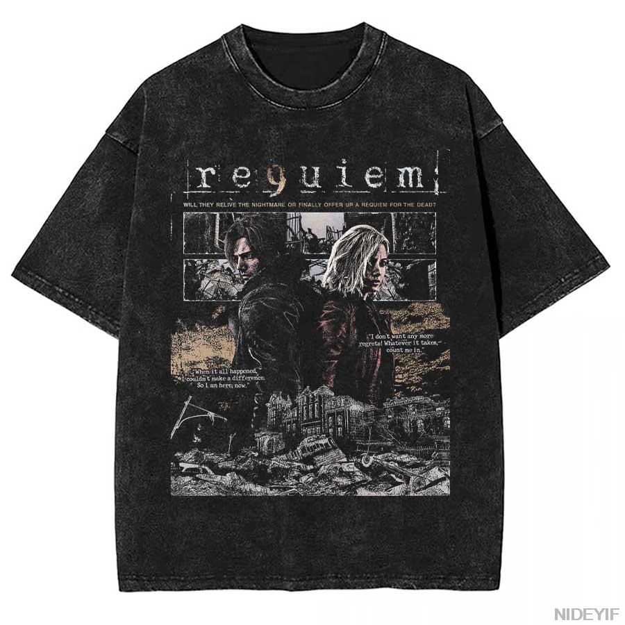 Resident Evil Biohazard Leon Kennedy Oversized T shirt 100% Cotton Vintage Washed T-shirt for men women J167 S
Resident Evil Biohazard Leon Kennedy Oversized T shirt 100% Cotton Vintage Washed T-shirt for men women J167 S