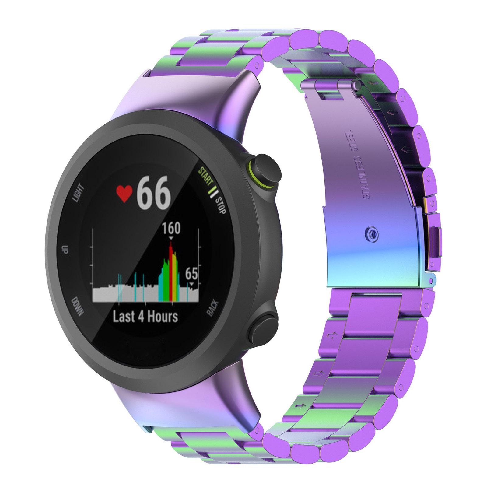 For Garmin Forerunner 45/45S/Swim 2 Quick Release Watch Strap Metal Watch Band Replacement Strap with Folding Clasp Colorful
For Garmin Forerunner 45/45S/Swim 2 Quick Release Watch Strap Metal Watch Band Replacement Strap with Folding Clasp Colorful