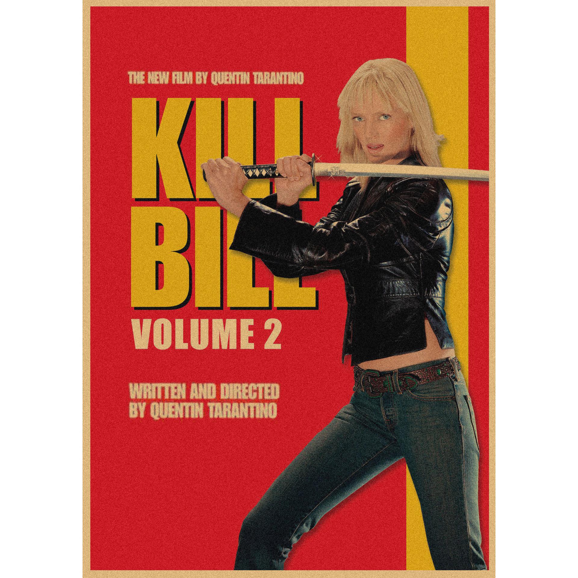 Kill Bill Quentin Tarantino Retro Poster - Bar Cafe Wall Decor 29.7X42cm (A3 size)
Kill Bill Quentin Tarantino Retro Poster - Bar Cafe Wall Decor 29.7X42cm (A3 size)
