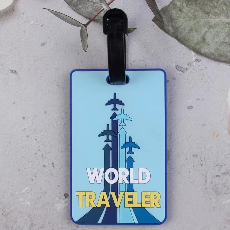 Soft PVC Cute Luggage Tag Letter Printed Travel Tag Men Women Suitcase Name Tag Bag Tags Airplane Labels Travel Accessories
Soft PVC Cute Luggage Tag Letter Printed Travel Tag Men Women Suitcase Name Tag Bag Tags Airplane Labels Travel Accessories