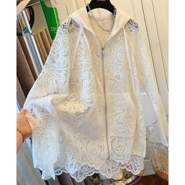 Casual Summer Women s Jackets Oversized Tops Temperament Coat Women s Clothing Hooded Lace Hollow Out Outwear XXL бежевий
Casual Summer Women s Jackets Oversized Tops Temperament Coat Women s Clothing Hooded Lace Hollow Out Outwear XXL бежевий