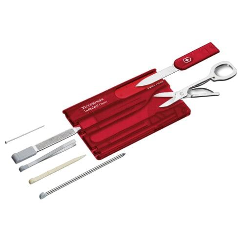 VICTORINOX Swiss Card Classic полупрозрачный красный швейцарский армейский нож многофункциональные канцелярские принадлежности канцелярские ножницы с шариковой ручкой швейцарский мультитул
VICTORINOX Swiss Card Classic полупрозрачный красный швейцарский армейский нож многофункциональные канцелярские принадлежности канцелярские ножницы с шариковой ручкой швейцарский мультитул