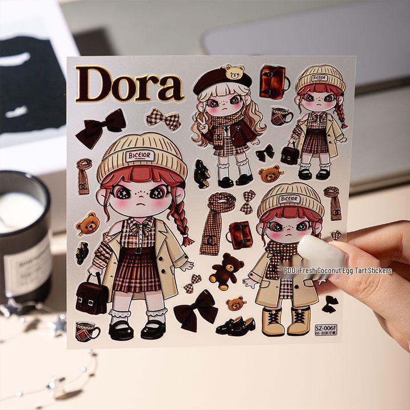 3D Embossed Dora Stickers for Phone & Journal - Cute Girly DIY Waterproof Decorations
3D Embossed Dora Stickers for Phone & Journal - Cute Girly DIY Waterproof Decorations