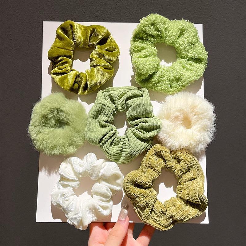 7Pcs/set Fashion Sweet Furry Hair Scrunchies Elastic Rubber Bands Ponytail Holder Rubber Ties For Women Girls Hair Accessories
7Pcs/set Fashion Sweet Furry Hair Scrunchies Elastic Rubber Bands Ponytail Holder Rubber Ties For Women Girls Hair Accessories