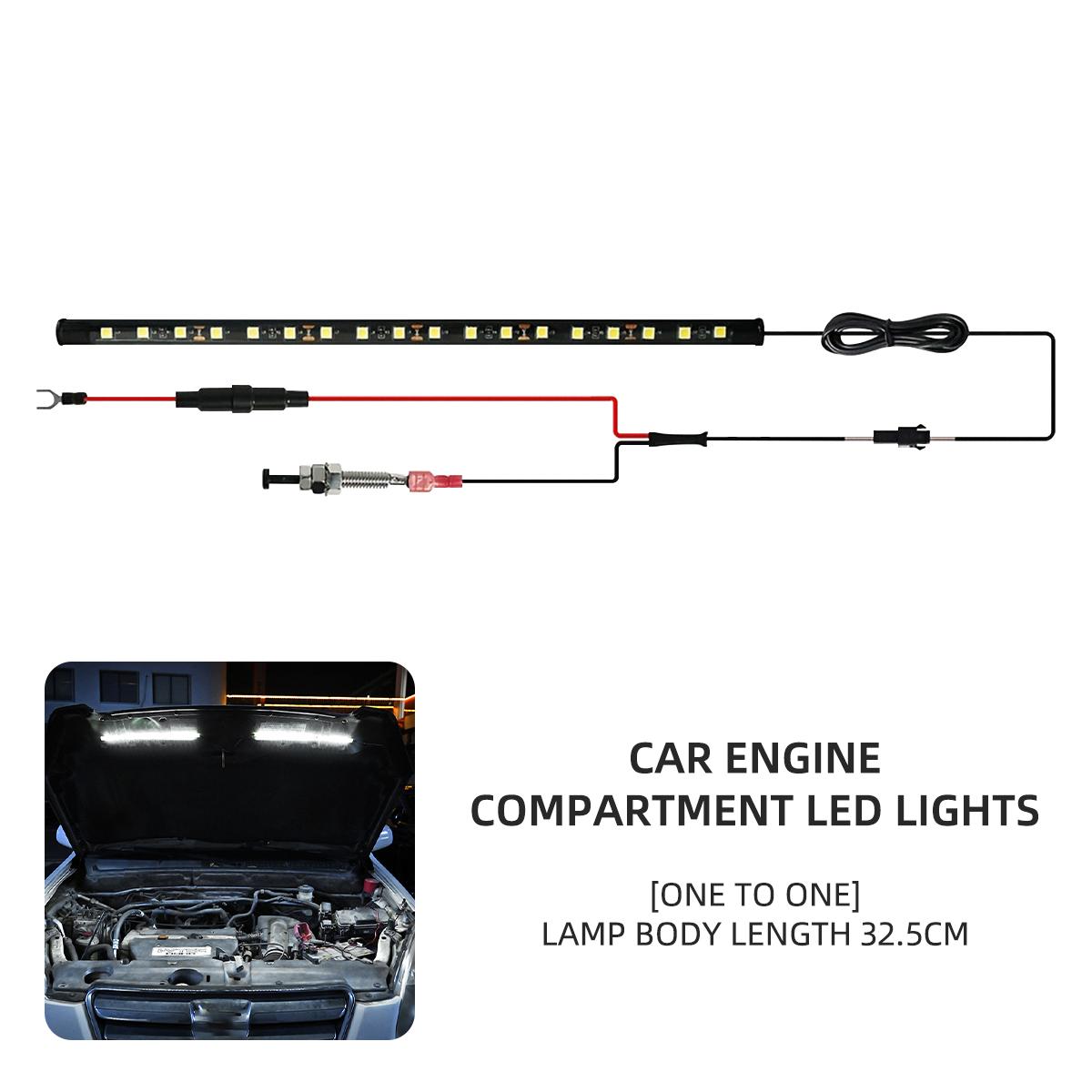 1 set LED Car Engine Under Hood Light Kit Waterproof 12V Car LED Strip Light Bar with Automatic On/Off Universal Fit Any Vehicle
1 set LED Car Engine Under Hood Light Kit Waterproof 12V Car LED Strip Light Bar with Automatic On/Off Universal Fit Any Vehicle