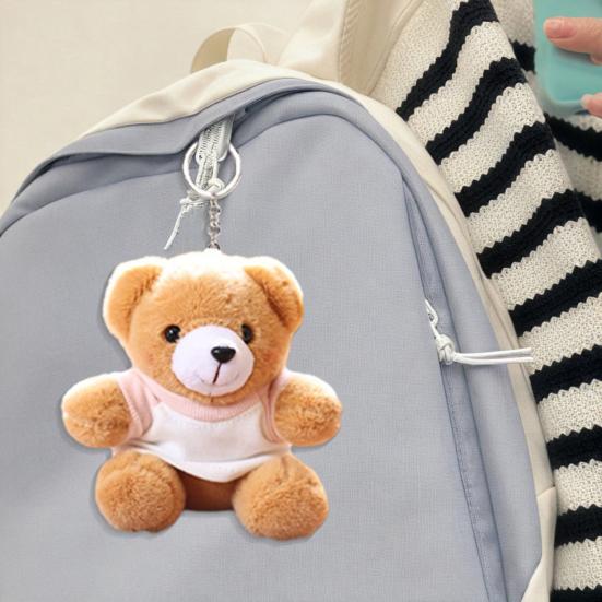 Doll Keychain Plush Pendant Bear T-Shirt Design Lightweight Key Holder Easy to Carry Keychain Backpack Accessories небо синє кольору
Doll Keychain Plush Pendant Bear T-Shirt Design Lightweight Key Holder Easy to Carry Keychain Backpack Accessories небо синє кольору