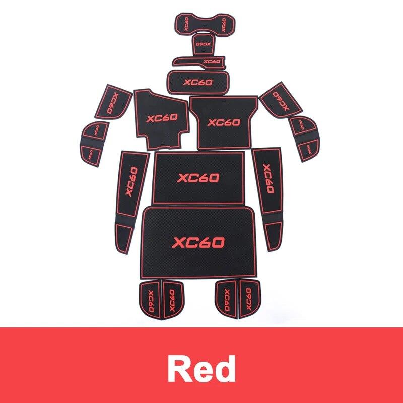 Коврик для двери автомобиля, противоскользящий коврик для чашки, резиновые коврики, коврик с отверстиями для Volvo XC60 2018, автомобильные аксессуары для интерьера красный
Коврик для двери автомобиля, противоскользящий коврик для чашки, резиновые коврики, коврик с отверстиями для Volvo XC60 2018, автомобильные аксессуары для интерьера красный