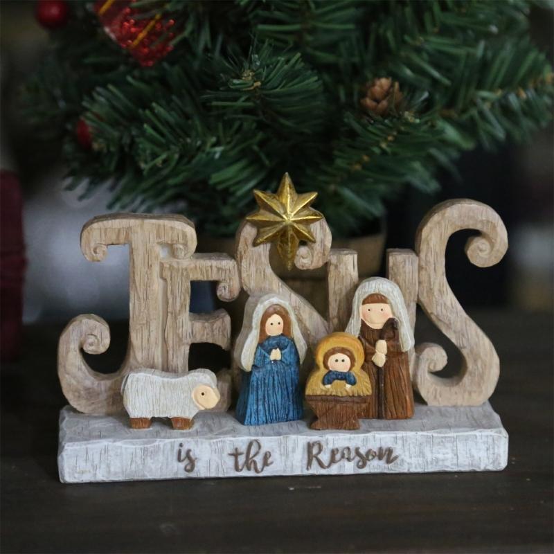 Vintage Holy Family Religious Figurine Handmade Resins Sculpture Christmas Nativity Scene Statue Mantels Decoration Art China Mainland
Vintage Holy Family Religious Figurine Handmade Resins Sculpture Christmas Nativity Scene Statue Mantels Decoration Art China Mainland
