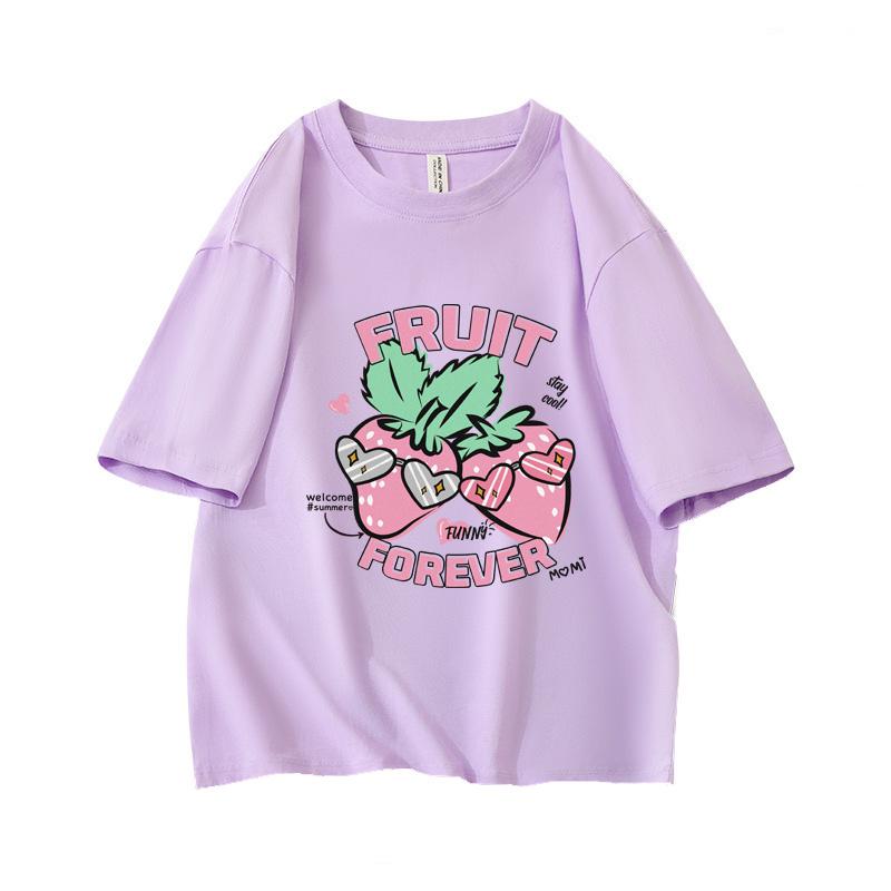 Cute Y2K Summer Sweet Fruit Oversized Short Sleeve O Neck T Shirt Graphic Print 100 Cotton 2000s Women Tops clothes Summer 4XL
Cute Y2K Summer Sweet Fruit Oversized Short Sleeve O Neck T Shirt Graphic Print 100 Cotton 2000s Women Tops clothes Summer 4XL