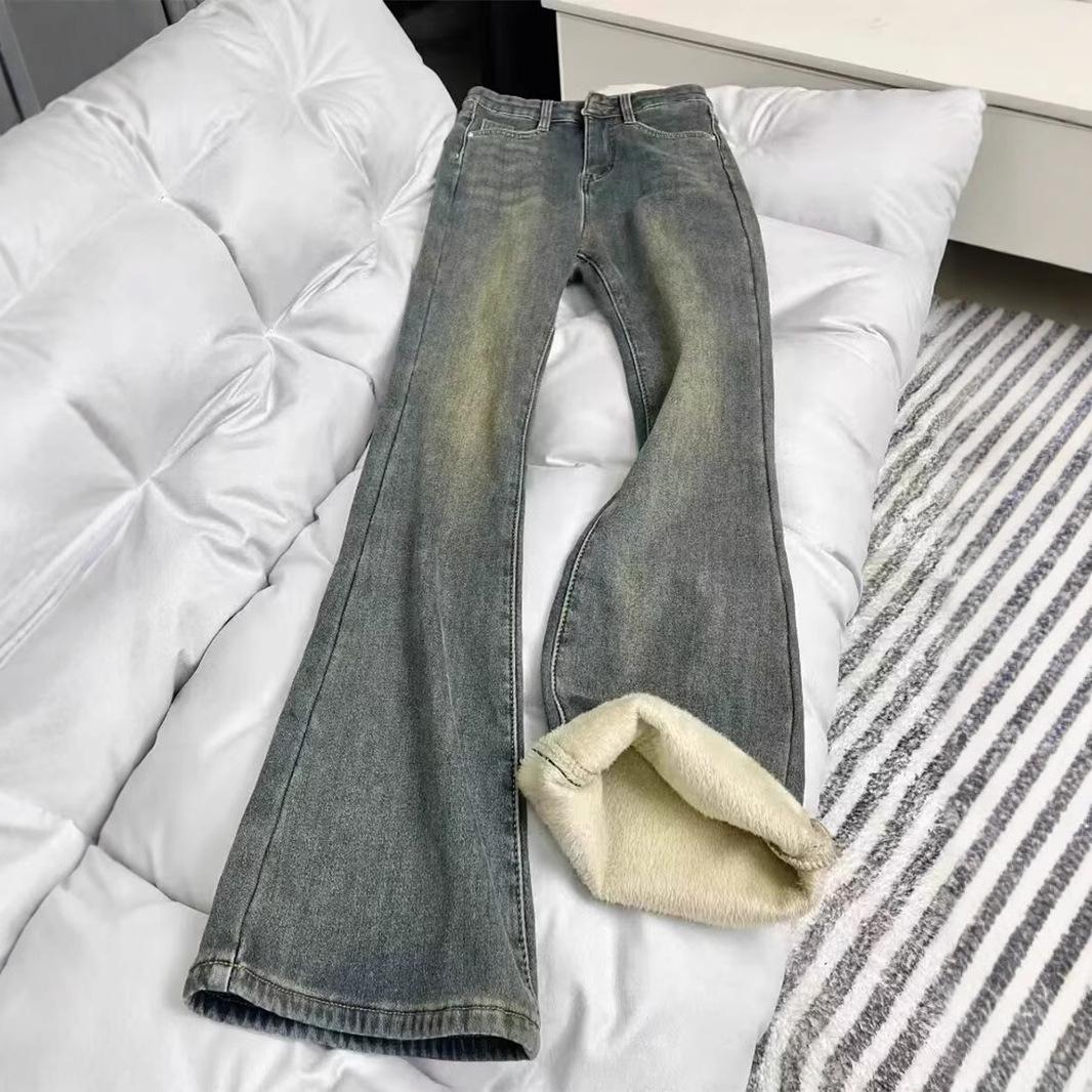 Women s Retro Blue Fleece-Lined Bootcut Jeans - Autumn/Winter 2024 Loose Wide-Leg Slimming Style 2XL
Women s Retro Blue Fleece-Lined Bootcut Jeans - Autumn/Winter 2024 Loose Wide-Leg Slimming Style 2XL