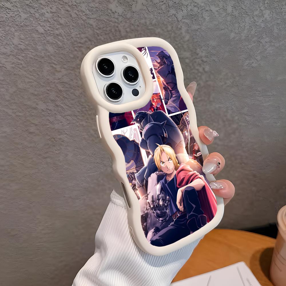 Fullmetal Edward Elric Phone Case for iPhone 17 16 15 14 13 12 11 Air Pro Max Plus White Soft TPU Wavy Edge Cover iPhone17
Fullmetal Edward Elric Phone Case for iPhone 17 16 15 14 13 12 11 Air Pro Max Plus White Soft TPU Wavy Edge Cover iPhone17