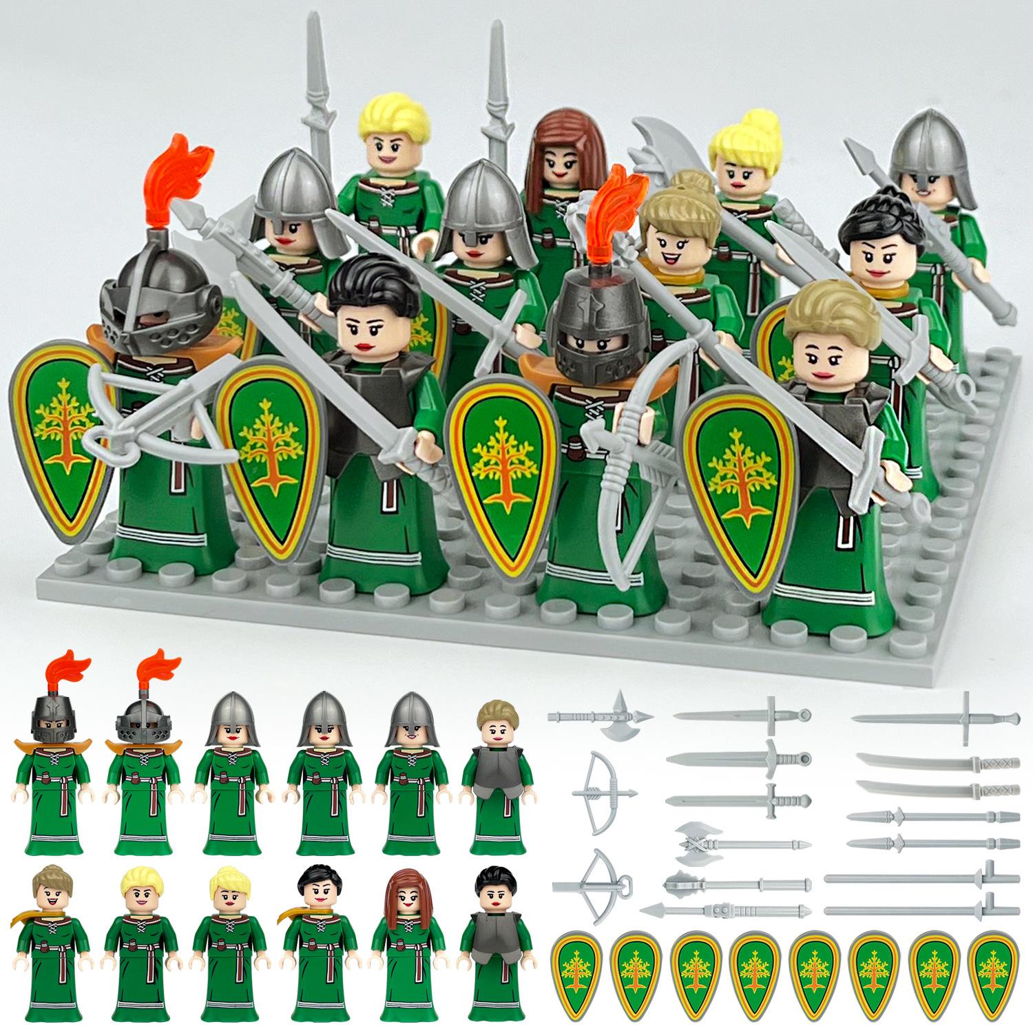 MOC Jungle Female Elf Hunter Minifigure Building Block Toy
MOC Jungle Female Elf Hunter Minifigure Building Block Toy