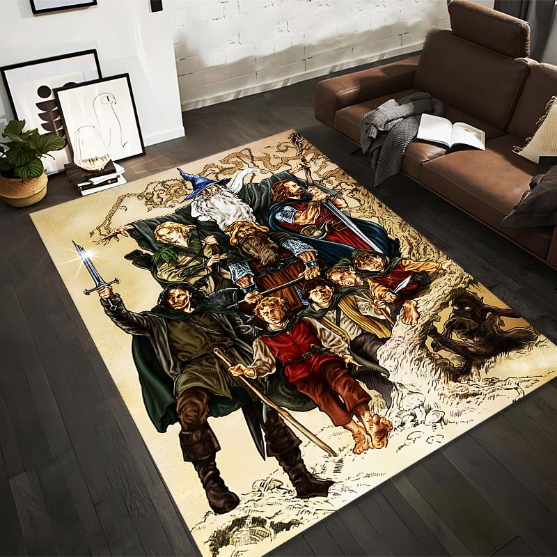 Fantasy Adventure Carpet with Characters and Medieval Style Artwork Suitable for use as an anti-slip for living room bedroom sofas 40x60cm( 15x23in )
Fantasy Adventure Carpet with Characters and Medieval Style Artwork Suitable for use as an anti-slip for living room bedroom sofas 40x60cm( 15x23in )