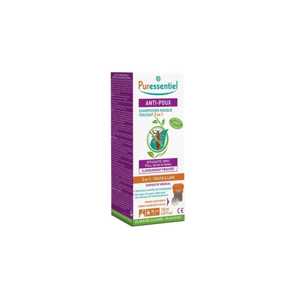 Puressentiel Шампунь против вшей 150 мл + расческа 
Puressentiel Шампунь против вшей 150 мл + расческа