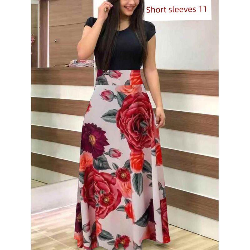 Wish Amazon 2025 New Version European and American Style Floral Print Color-Blocking Long-Sleeve Dress Long and Short Dresses 11# Large Floral Print Short Sleeve Top S
Wish Amazon 2025 New Version European and American Style Floral Print Color-Blocking Long-Sleeve Dress Long and Short Dresses 11# Large Floral Print Short Sleeve Top S