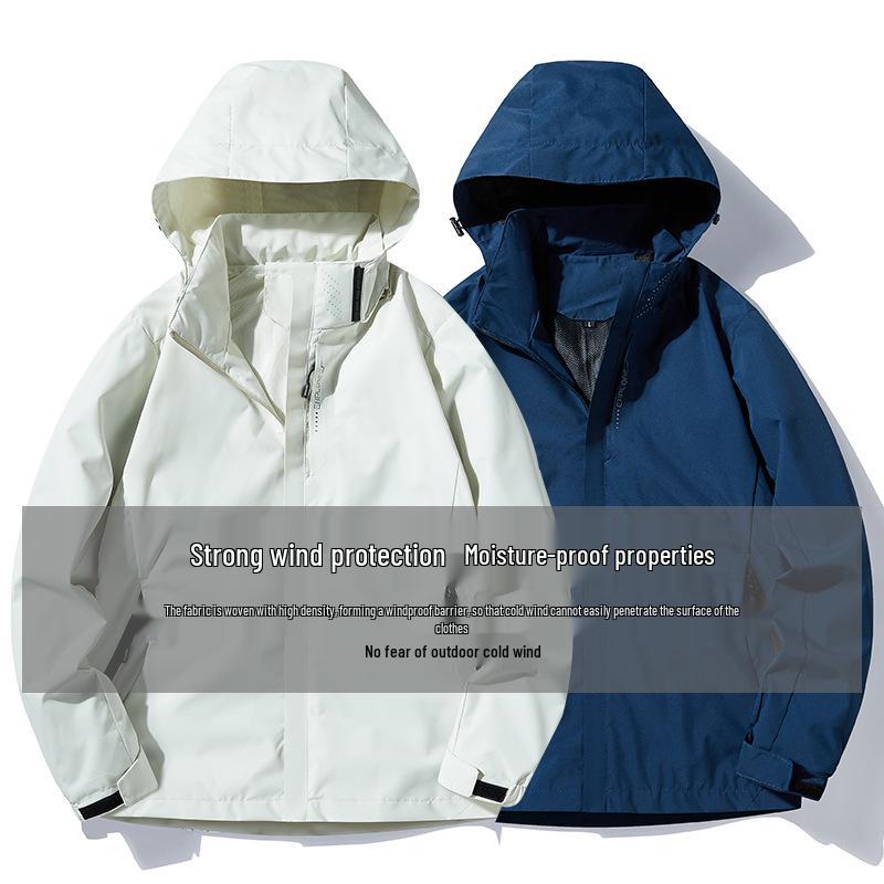 Men s and Women s Waterproof Windbreaker with Detachable Hood - Lightweight, Breathable Outdoor Jacket for Spring and Autumn Large
Men s and Women s Waterproof Windbreaker with Detachable Hood - Lightweight, Breathable Outdoor Jacket for Spring and Autumn Large