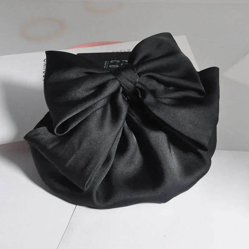 Hair Clip Big Bow Knot Mesh Art Cloth Pocket Pan Mesh Fragmented Short Hair Professional Head Flower Hairpin Hair Accessory чорний
Hair Clip Big Bow Knot Mesh Art Cloth Pocket Pan Mesh Fragmented Short Hair Professional Head Flower Hairpin Hair Accessory чорний